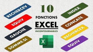 Maîtrisez Excel  10 Fonctions Essentielles [upl. by Jacie]