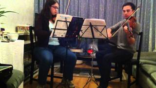 Ode to Joy  Violin Duet [upl. by Ruamaj]