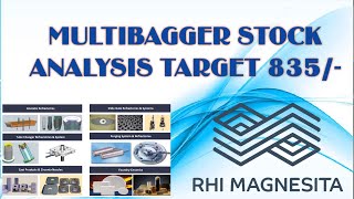 RHI MAGNESITA INDIA LTD STOCK ANALYSIS ORIENT REFRACTORY  TGT 835MULTIBAGAR STOCK [upl. by Graybill829]