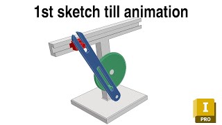 Autodesk Inventor 2024 assembly tutorial for beginners Quick Return Mechanism [upl. by Hammel646]