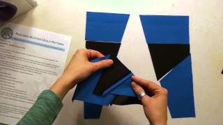 50 How to Piece a Slash Star Quilt Block [upl. by Genny]