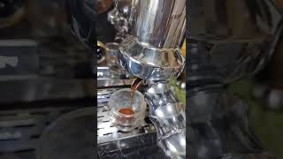 Quick testing Faema Urania 1 Group Vintage Coffee Machine coffee espressomachine [upl. by Fredia]