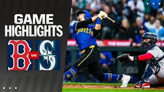 Red Sox vs Mariners Game Highlights 33124  MLB Highlights [upl. by Ebenezer]