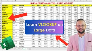 VLOOKUP on Large Data🔥🤯 II Learn VLOOKUP in Hindi II Excel Tutorial for Beginners [upl. by Nwahsyd178]