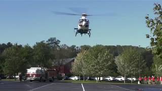 LifeNet Helicopter Lands at CGEC [upl. by Corbett]