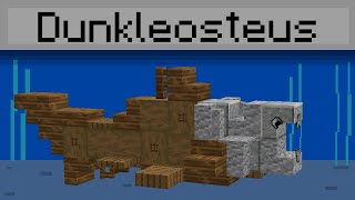 Minecraft  How To Build Dunkleosteus [upl. by Aisena569]