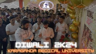 Diwali Celebration 2024  Karaganda medical university  mbbs abroad  Kazakhstan [upl. by Renat333]