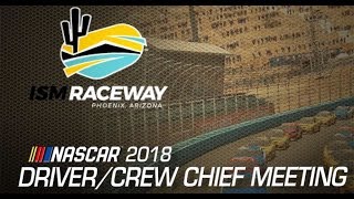 ISM Raceway Drivers Meeting Video [upl. by Dilahk]