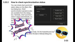 How To Manually Synchronise ECDIS FURUNO FMD 3000 In case not synchronised automatically [upl. by Odlo]