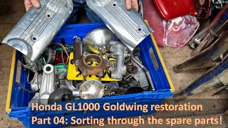 Honda GL1000 Goldwing restoration part 04 [upl. by Shanney]