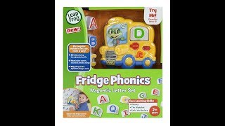 Unboxing Leap Frog Fridge Phonics Mangetic Letter Set [upl. by Colley611]