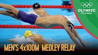 Michael Phelps Last Olympic Race  Swimming Mens 4x100m Medley Relay Final  Rio 2016 Replay [upl. by Eniroc615]