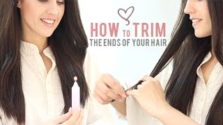 How to trim the ends of your hair [upl. by Purse]