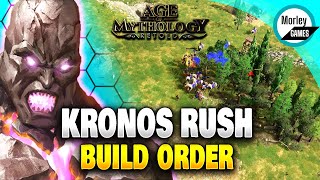 Age of Mythology Retold Kronos Rush Build Order [upl. by Ecarg]