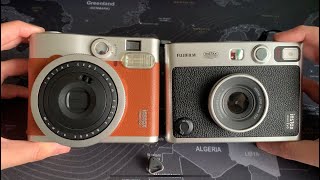 Fuji Instax Mini 90 Vs Instax Mini Evo Analog Vs Digital Camera Image Quality amp Usability [upl. by Ecirtael766]