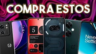 LOS 5 MEJORES TELEFONOS GAMA MEDIA PARA COMPRAR ESTE 2024  GAMA MEDIA 2024  ESPAÑOL [upl. by Eirhtug799]