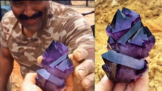 Digging for Top Quality World Class Amethyst Quartz Crystals in South Carolina [upl. by Tammi474]