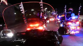 Goldwing Club de France  Light Parade  Angoulême 2018 [upl. by Medora]