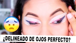 ¿DELINEADO DE OJOS PERFECTO USANDO ADHESIVO DELINEADO DE OJOS PARA PRINCIPIANTES [upl. by Allicerp]