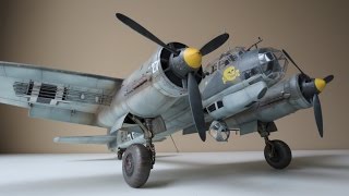 Revell 132 Junkers Ju 88A1 Bomber quotFinal Revealquot 31716 [upl. by Netniuq]