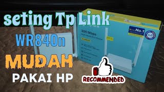 Cara Setting TPLink WR820 yang Mudah dan Terbukti Efektif [upl. by Llekcir276]