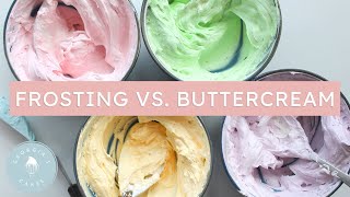 American Frosting Vs Swiss Meringue Buttercream How To Make and Which is Better  Georgias Cakes [upl. by Jelena]