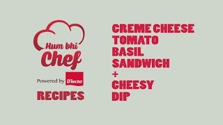 Cream Cheese Tomato Sandwich  Cheesy dip [upl. by Enileuqkcaj]