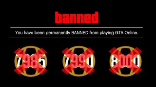 GTA Online MASSIVE BAN WAVE RIP DUPLICATED ACCOUNTS [upl. by Reidid]