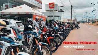 VÍDEO EM 4K HONDA TERAPIA  MOTO PASSEIO [upl. by Nalor573]