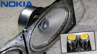 Nokia  HAES  LPB713 fullranges  With new latex made FOR speakers  Sound TEST [upl. by Atnuhs]