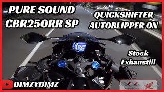 QUICKSHIFTER PURE SOUND CBR250RR SP 2022 [upl. by Ezaria]