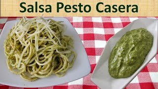 Salsa Pesto Receta Casera Fácil De Albahaca [upl. by Singleton]