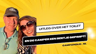 Vlog 4 Uitleg cassettetoilet en we pimpen de camper [upl. by Aetnahs]