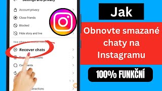 Jak obnovit smazané chaty na Instagramu 2024 Obnovte smazané zprávy Instagramu [upl. by Nanerb32]