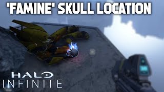 FAMINE Skull Location Halo Infinite Zeta Halo [upl. by Ynoep]