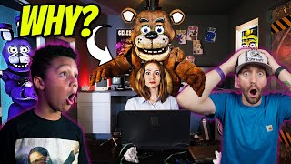 Five Nights At Freddys In Real Life shilohandbros REACTION [upl. by Sikko]