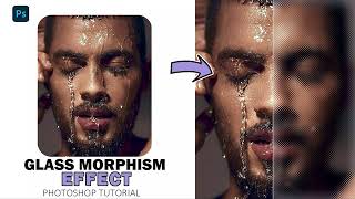 Glass Morphism Effect in Photoshop [upl. by Maffa]