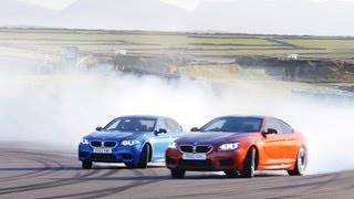 2013 BMW M5 vs 2013 BMW M6 Coupe at the Track  CAR and DRIVER [upl. by Yrallam402]