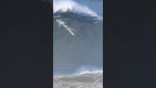 Most viewed Biggest Wave surfed on earth Nazare [upl. by Letsirk506]