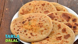 पनीर पराठे Paneer Parathas by Tarla Dalal [upl. by Alcine]