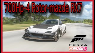 Forza Horizon 5  Modifikasi Mazda RX7 full upgrade [upl. by Attehcnoc]