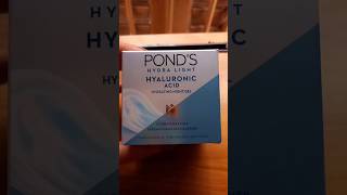 Ponds hydra light hyaluronic acid hydrating night gel review  night cream  hyaluronic acid [upl. by Bortz]