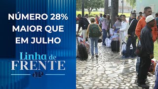 Brasil recebe mais de 108 mil migrantes da Venezuela  LINHA DE FRENTE [upl. by Shayla]