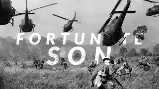 Fortunate Son  CCR added UH1 Huey Effect [upl. by Atsirtal]