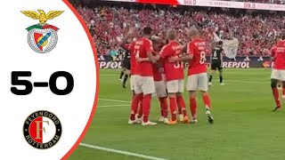 Benfica Vs Feyenoord 50 All Goals Results Extended Highlights Friendly Match [upl. by Navad]