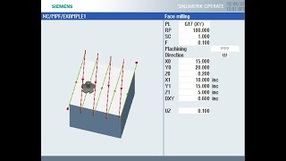 Siemens Sinutrain 840Dsl828D  Face Milling Cycle 61 Parameters  Part 1 [upl. by Nrubyar607]