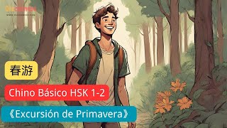 HSK12 Historia en Chino 《Excursión de Primavera》  Chino Básico [upl. by Arehahs550]