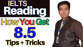 IELTS Reading  How YOU GET 85  TIPS  TRICKS By Asad Yaqub [upl. by Ahsilyt788]