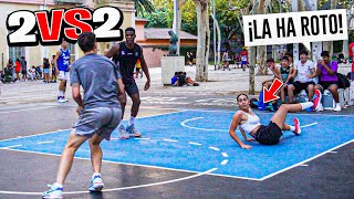 🏀 quotNO VALES PARA ESTOquot Tensión Jugando Baloncesto Callejero 2v2 [upl. by Nike]