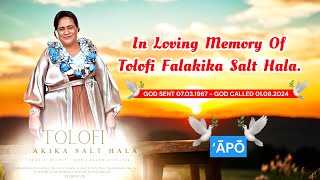 In Loving Memory Of Tolofi Falakika Hala [upl. by Valdes]